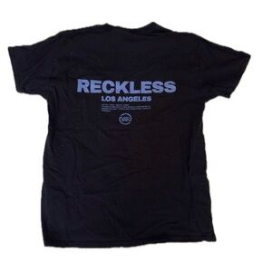 pacsun black and purple/cobalt oversized t-shirt